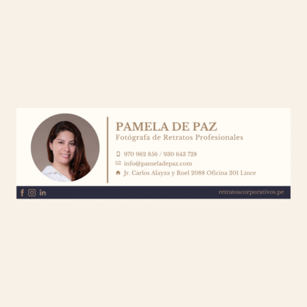 Diseño de Firma Profesional para Correo Electrónico - Imagen 2