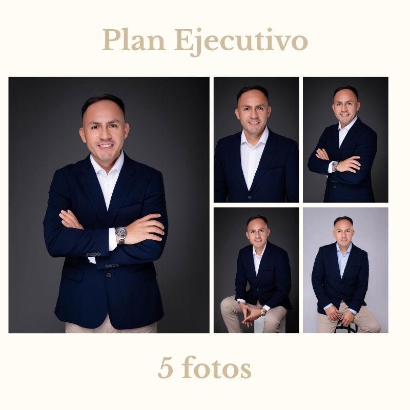 retratos corporativos - plan 5 fotos h